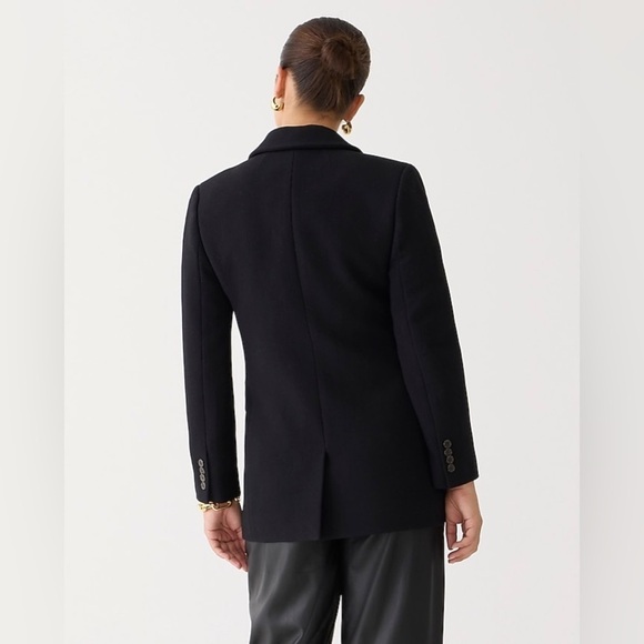 J. Crew Evening blazer jacket BM426 Size 00 Black - Picture 2 of 7